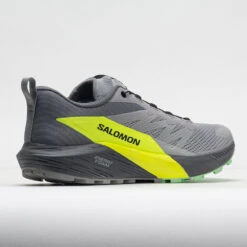 Salomon Sense Ride 5 Men's Alloy/Quiet Shade/Safety Yellow -Cheap On Running || Hoka || BROOKS Store 040741 6