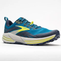 Brooks Cascadia 16 Men's Mykonos Blue/Peacoat/Lime -Cheap On Running || Hoka || BROOKS Store 047325 5