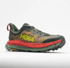 HOKA Mafate Speed 4 Men's Thyme/Fiesta -Cheap On Running || Hoka || BROOKS Store 048635 5