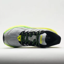 Diadora Equipe Nucleo Men's Silver/Black/Yellow -Cheap On Running || Hoka || BROOKS Store 049503 2