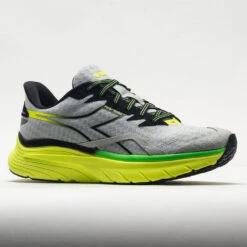 Diadora Equipe Nucleo Men's Silver/Black/Yellow -Cheap On Running || Hoka || BROOKS Store 049503 5