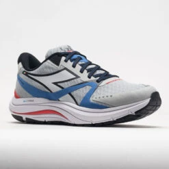 Diadora Mythos Blushield 8 Vortice Men's Silver/White/Black -Cheap On Running || Hoka || BROOKS Store 049522 5