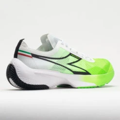 Diadora Equipe Corsa 3 Men's White/Black/Green Fluo -Cheap On Running || Hoka || BROOKS Store 049540 6
