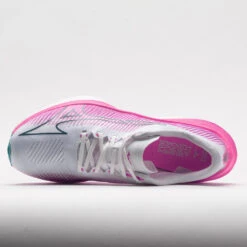 Mizuno Wave Rebellion Pro Women's White/Silver -Cheap On Running || Hoka || BROOKS Store 049702 2