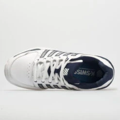 K-Swiss Hypercourt Express Leather Men's White/Navy/Silver -Cheap On Running || Hoka || BROOKS Store 113347 2
