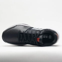 K-Swiss Court Express Men's Jet Black/White/Spicy Orange -Cheap On Running || Hoka || BROOKS Store 116677 2