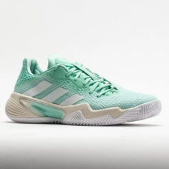 Adidas Barricade Clay Women's Easy Green/White/Chalk White -Cheap On Running || Hoka || BROOKS Store 116803 5