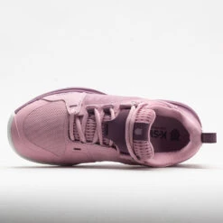 K-Swiss Ultrashot Team Women's Cameo Pink/Grape Nectar/White -Cheap On Running || Hoka || BROOKS Store 116904 2