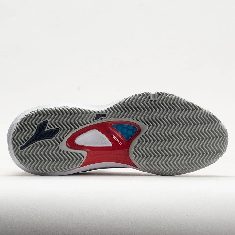 Diadora Speed Blushield Fly 4+ Clay Men's White/Blue Corsair/Fiery Red 6 Diadora Speed Blushield Fly 4+ Clay Men's White/Blue Corsair/Fiery Red - Image 4