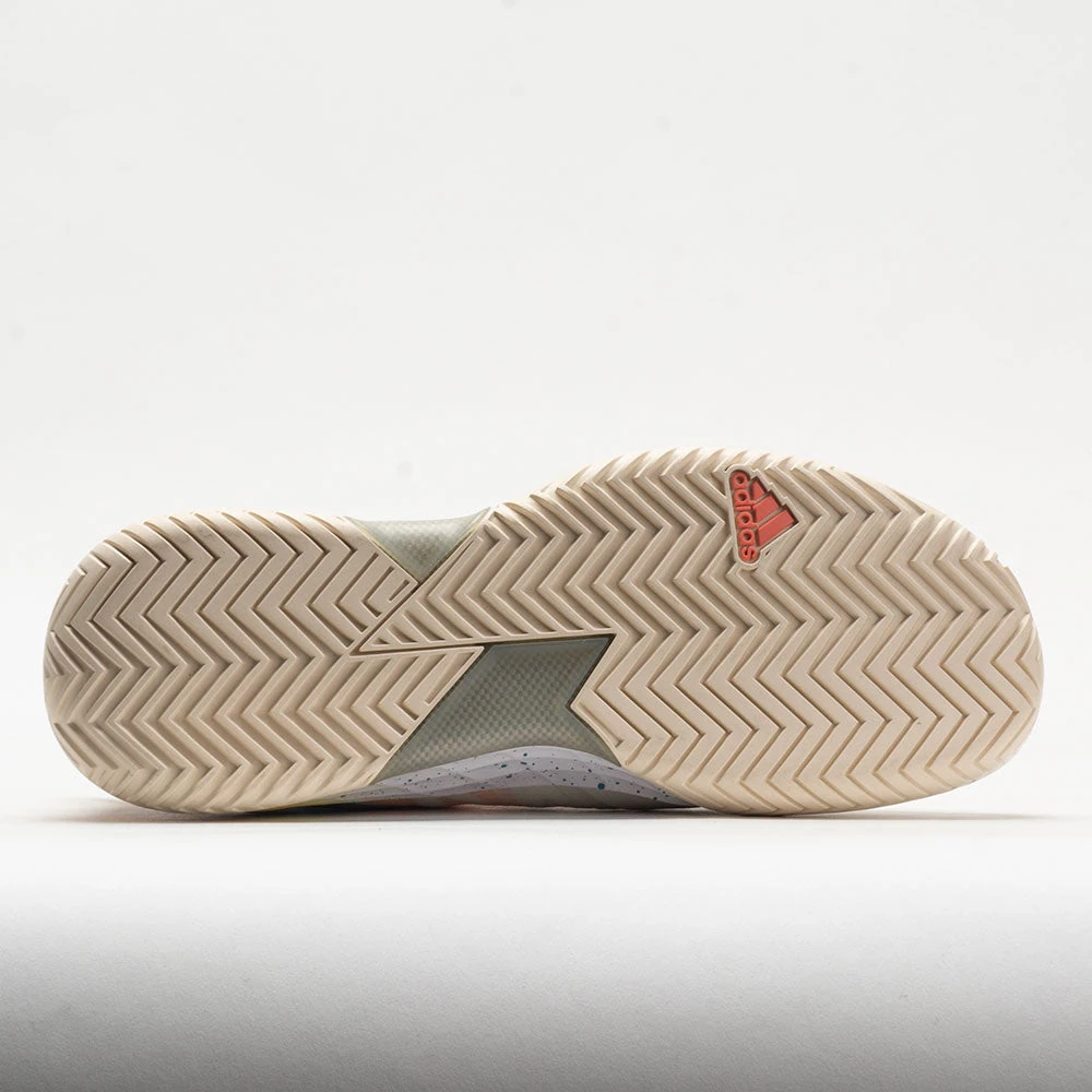 Adidas Adizero Ubersonic 4 Men's Off White/Taupe/Acid Orange 6 Adidas Adizero Ubersonic 4 Men's Off White/Taupe/Acid Orange - Image 4