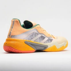 Adidas Barricade Men's White TInt/Taupe Metallic/Acid Orange -Cheap On Running || Hoka || BROOKS Store 117057 6