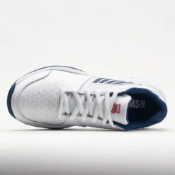 K-Swiss Court Express Men's White/Blue Opal/Lollipop -Cheap On Running || Hoka || BROOKS Store 117132 2