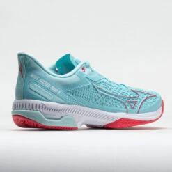 Mizuno Wave Exceed Tour 5 AC Women's Tanager Turpuoise/Paradise Pink -Cheap On Running || Hoka || BROOKS Store 117140 6