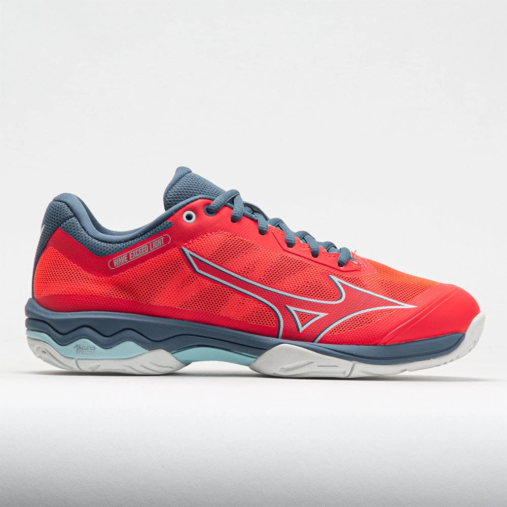 Mizuno Wave Exceed Light AC Women's Fiery Coral/White 3 Mizuno Wave Exceed Light AC Women's Fiery Coral/White