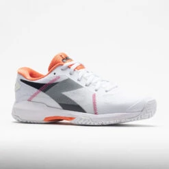 Diadora Trofeo AG Pickleball Women's White/Black/Vermillion Orange 12 Diadora Trofeo AG Pickleball Women's White/Black/Vermillion Orange -Cheap On Running || Hoka || BROOKS Store 370024 5