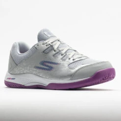 Skechers Viper Court Women's Grey/Purple -Cheap On Running || Hoka || BROOKS Store 370030 5