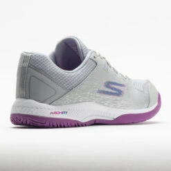 Skechers Viper Court Women's Grey/Purple -Cheap On Running || Hoka || BROOKS Store 370030 6