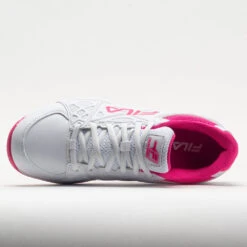 Fila Double Bounce 3 Women's White/White/Pink Glo -Cheap On Running || Hoka || BROOKS Store 370042 2