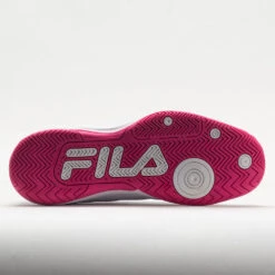 Fila Double Bounce 3 Women's White/White/Pink Glo -Cheap On Running || Hoka || BROOKS Store 370042 4