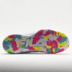 Fila Double Bounce 3 Women's White/White/Multicolor -Cheap On Running || Hoka || BROOKS Store 370043 4