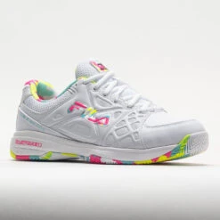 Fila Double Bounce 3 Women's White/White/Multicolor -Cheap On Running || Hoka || BROOKS Store 370043 5