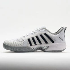 K-Swiss Pickleball Supreme Men's White/Hi-Rise/Black -Cheap On Running || Hoka || BROOKS Store 370049 1