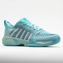 K-Swiss Pickleball Supreme Women's Angel Blue/Sheer Lilac/White -Cheap On Running || Hoka || BROOKS Store 370051 5