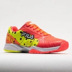 Fila Volley Zone Women's /Fiery Coral/Yellow/Black -Cheap On Running || Hoka || BROOKS Store 370059 5