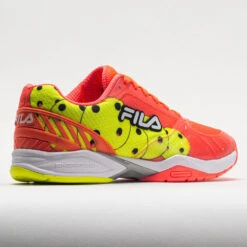 Fila Volley Zone Women's /Fiery Coral/Yellow/Black -Cheap On Running || Hoka || BROOKS Store 370059 6