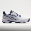 Diadora Trofeo 2 Pickleball Men's White/Surf The Web/Blue Corsair -Cheap On Running || Hoka || BROOKS Store 370083 3