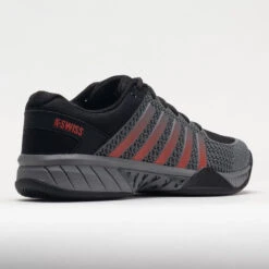 K-Swiss Express Light Pickleball Men's Steel Gray/Jet Black/Orange -Cheap On Running || Hoka || BROOKS Store 370084 6