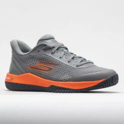 Skechers Viper Court Pro Men's Grey/Orange -Cheap On Running || Hoka || BROOKS Store 370104 5