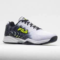 Fila Volley Zone PBF Men's White/Black/Safety Yellow -Cheap On Running || Hoka || BROOKS Store 370106 5