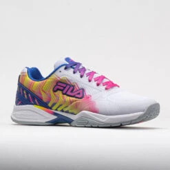 Fila Volley Zone PBF Women's White/Knockout Pink/Mazarine Blue -Cheap On Running || Hoka || BROOKS Store 370107 5