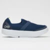 OOFOS OOmg Low Women's White/Navy -Cheap On Running || Hoka || BROOKS Store 631140 3