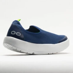 OOFOS OOmg EeZee Women's White/Navy -Cheap On Running || Hoka || BROOKS Store 631315 6